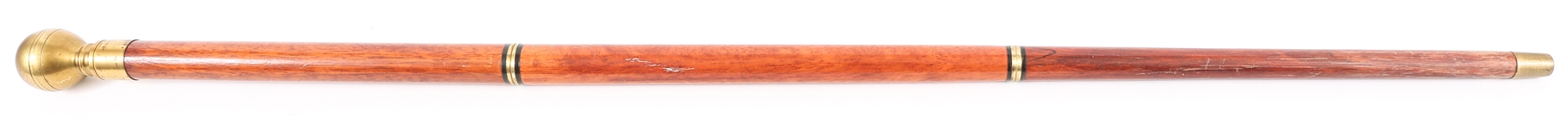 KNOB HANDLE FLASK CANE