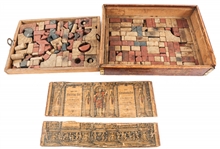 19TH C. ANKER RICHTER'S STEINBAUKASTEN BLOCKS