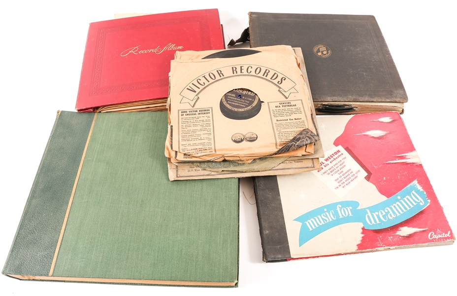 EARLY 20TH C. PHONOGRAPH RECORDS