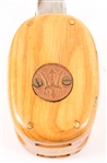 20TH C. BLOCK AND TACKLE PULLIES & BRASS SHIP PLAQUES
