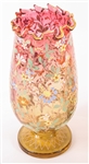 20TH C. VENETIAN PAINTED GLASS VASES 