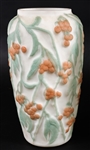 20TH C. SATIN AND FROSTED GLASS VASES