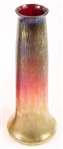 EARTH TONE DECORATIVE GLASS VASES LOT OF THREE