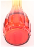 EARTH TONE DECORATIVE GLASS VASES LOT OF THREE