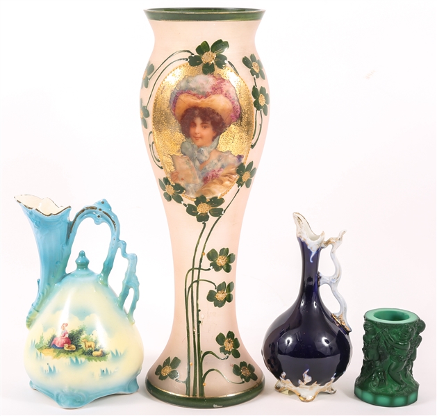 CLASSICAL STYLE CERAMIC AND GLASS DECOR