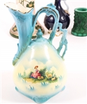CLASSICAL STYLE CERAMIC AND GLASS DECOR