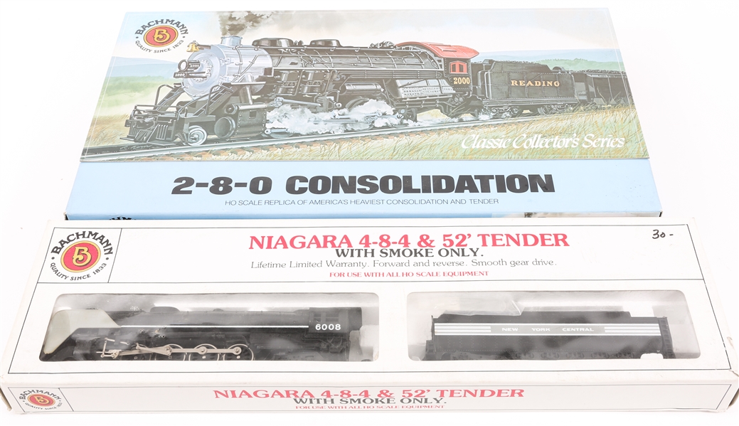 BACHMANN HO SCALE TRAINS - CONSOLIDATION & NIAGARA