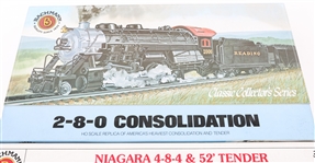 BACHMANN HO SCALE TRAINS - CONSOLIDATION & NIAGARA