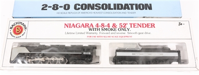 BACHMANN HO SCALE TRAINS - CONSOLIDATION & NIAGARA