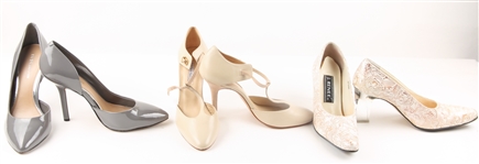 WOMEN'S DESIGNER HIGH HEEL SHOES - THREE PAIRS