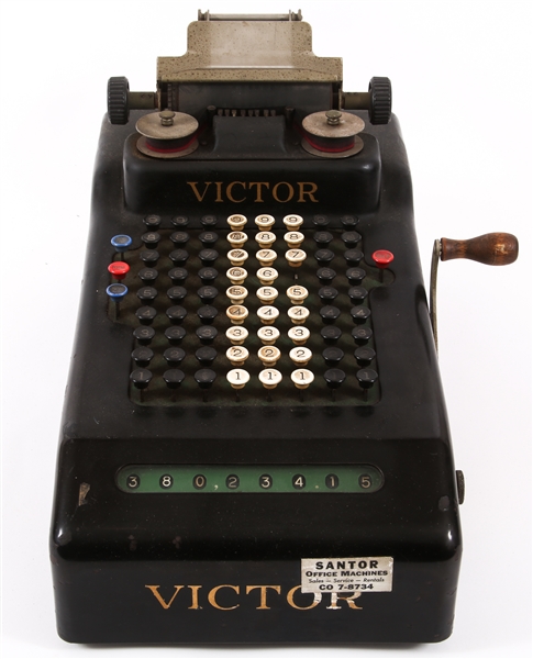 EARLY 20TH C. VICTOR ADDING MACHINE