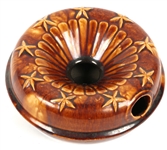 20TH CENTURY BROWN GLAZED SPITTOON 