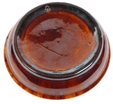 20TH CENTURY BROWN GLAZED SPITTOON 