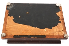 J.F. FRADLEY & CO. STERLING LIDDED CIGAR HUMIDOR