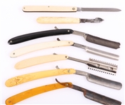 STRAIGHT RAZORS, FRUIT KNIFE, INK ERASER