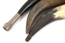 HUNTING HORNS - DOG CALL & POWDER FLASKS