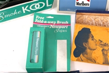 TOBACCIANA ADVERTISEMENTS, LIGHTERS & NOVELTY ITEMS