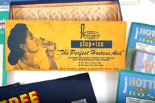 TOBACCIANA ADVERTISEMENTS, LIGHTERS & NOVELTY ITEMS