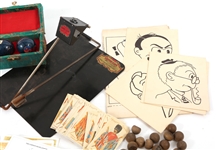 EARLY 2OTH C. TOYS & GAMES - DOMINOES, CARDS & MORE