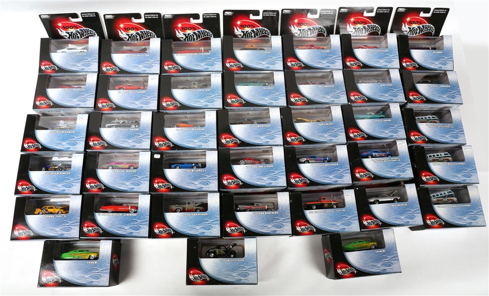 2003 HOT WHEELS BLACK BOX METAL COLLECTION LOT OF 38