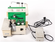 PORTALOCK MODEL PL-603 SEWING MACHINE WITH FOOT PEDAL