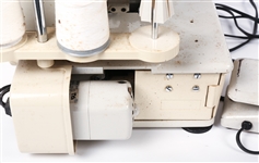 PORTALOCK MODEL PL-603 SEWING MACHINE WITH FOOT PEDAL