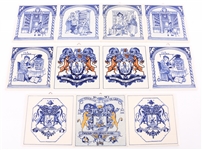 BURROUGHS WELLCOME REPLICA DELFT PILL TILES 
