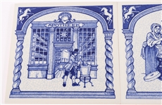 BURROUGHS WELLCOME REPLICA DELFT PILL TILES 