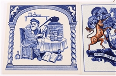 BURROUGHS WELLCOME REPLICA DELFT PILL TILES 