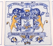 BURROUGHS WELLCOME REPLICA DELFT PILL TILES 