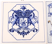 BURROUGHS WELLCOME REPLICA DELFT PILL TILES 