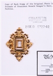 RONALD REAGAN HAIR SAMPLE WITH COA FROM LOUIS MUSHRO 