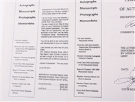 RONALD REAGAN HAIR SAMPLE WITH COA FROM LOUIS MUSHRO 