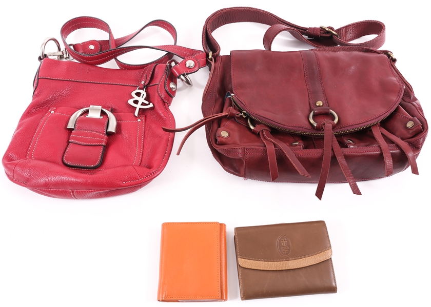 WOMENS LEATHER PURSE AND WALLET LOT OF 4