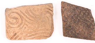 GROUND FIND SOUTHEASTERN US POTTERY SHERDS & ITEMS 