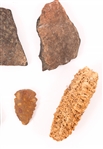 GROUND FIND SOUTHEASTERN US POTTERY SHERDS & ITEMS 