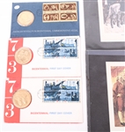 BICENTENNIAL COMMEMORATIVE STAMPS AND MEDALS