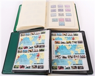20TH C. PHILATELIC ALBUMS WITH STAMPS LOT OF TWO
