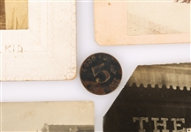 OLD WEST SALOON GROUPING - IMAGES & BROTHEL TOKEN