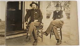 LAWMEN REAL PHOTO POSTCARDS & EPHEMERA GROUPING