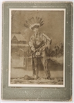 OJIBWE CHIPPEWA INDIAN INTERPRETER CABINET CARD
