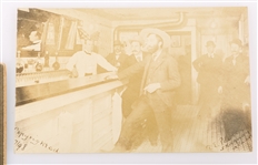OUTLAWS & THIEVES CABINET CARDS, REAL PHOTO POSTCARD