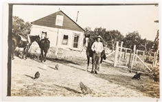 19th/EARLY 20th C. OLD WEST COWBOYS & TOWNS IMAGES