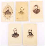 CARTE DE VISITES CDV CIVIL WAR GENERALS NOTABLE FIGURES
