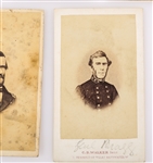 CARTE DE VISITES CIVIL WAR NOTABLE FIGURES - LOT OF 5