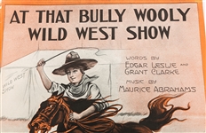WILD WEST SHOW IMAGE & EPHEMERA CABINET CARD CDV & MORE