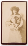 WILD WEST SHOW IMAGE & EPHEMERA CABINET CARD CDV & MORE
