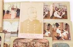 US NAVY SPAN-AM WAR IMAGES - CABINET & STEREOVIEW CARDS