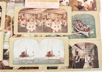US NAVY SPAN-AM WAR IMAGES - CABINET & STEREOVIEW CARDS