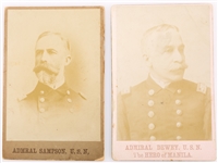 US NAVY SPAN-AM WAR IMAGES - CABINET & STEREOVIEW CARDS